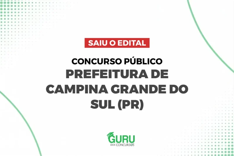 Concurso Campina Grande do Sul - PR