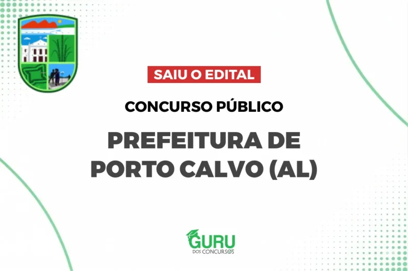 Concurso Prefeitura de Porto Calvo (AL)