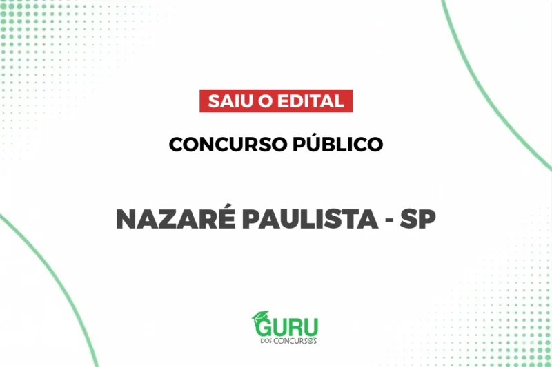 Concurso Nazaré Paulista (SP)