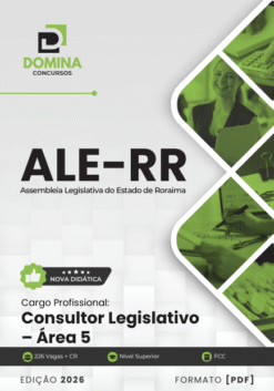 Consultor Legislativo Área 5 AL RR | Apostila 2026