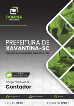 Contador Xavantina SC | Apostila 2026