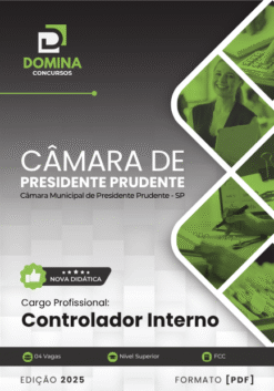 Controlador Interno Câmara Presidente Prudente SP | Apostila 2026