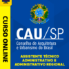 Curso Preparatório: CAU-SP - Assistente Técnico - Administrativo e Administrativo Regional | Completo 2026