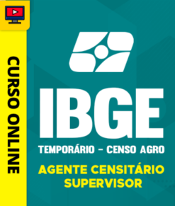 Curso Preparatório: IBGE - Temporário - Censo Agro - Agente Censitário Supervisor | Completo 2026