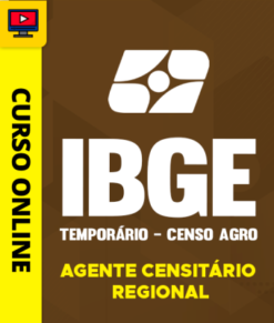 Curso Preparatório: IBGE - Temporário - Censo Agro - Agente Censitário Regional | Completo 2026