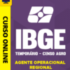 Curso Preparatório: IBGE - Temporário - Censo Agro - Agente Operacional Regional | Completo 2026
