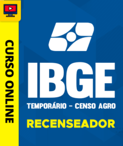 Curso Preparatório: IBGE - Temporário - Censo Agro - Recenseador | Completo 2026