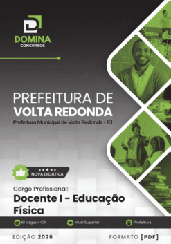 Docente de Educação Física Volta Redonda RJ | Apostila 2026