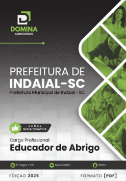 Educador de Abrigo Indaial SC | Apostila 2026