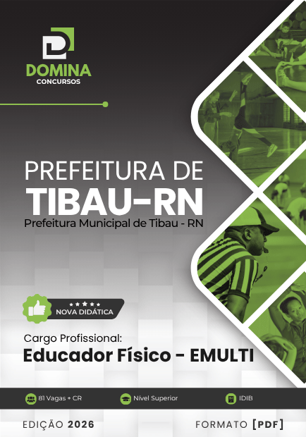Educador Físico Tibau RN | Apostila 2026 1 Educador Físico Tibau RN | Apostila 2026