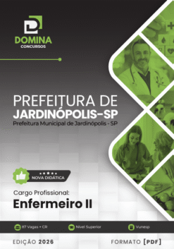 Enfermeiro Jardinópolis SP | Apostila 2026