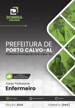 Enfermeiro Porto Calvo AL | Apostila 2026