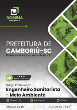 Engenheiro Sanitarista Meio Ambiente Camboriú SC | Apostila 2026