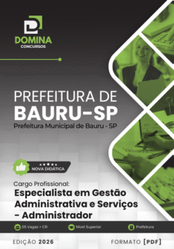 Especialista em Gestão Administrador Bauru SP | Apostila 2026