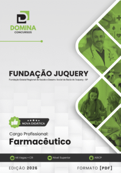 Farmacêutico Fundação Juquery SP | Apostila 2026