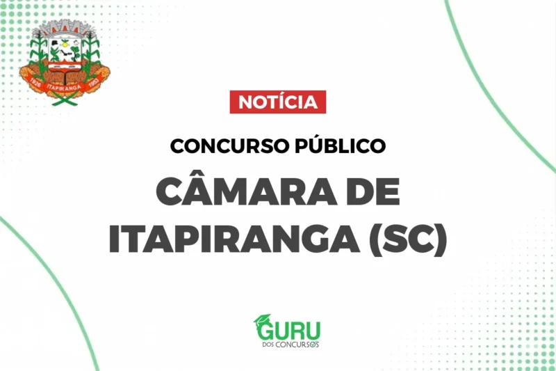 Concurso Câmara Itapiranga SC