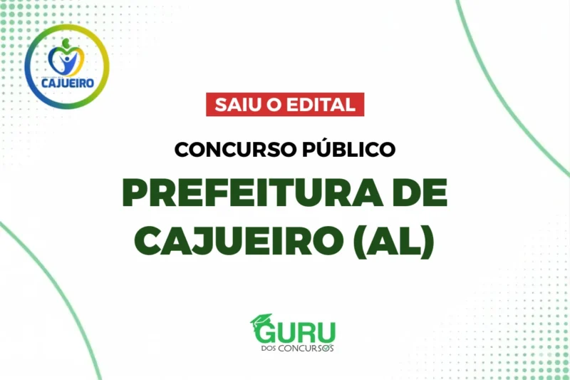 Concurso Prefeitura Cajueiro AL