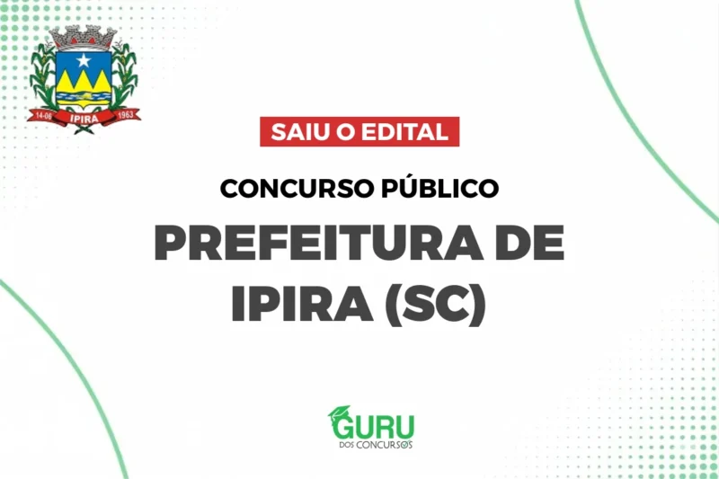 Concurso Prefeitura de Ipira SC