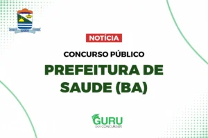 Concurso Prefeitura de Saúde (BA)