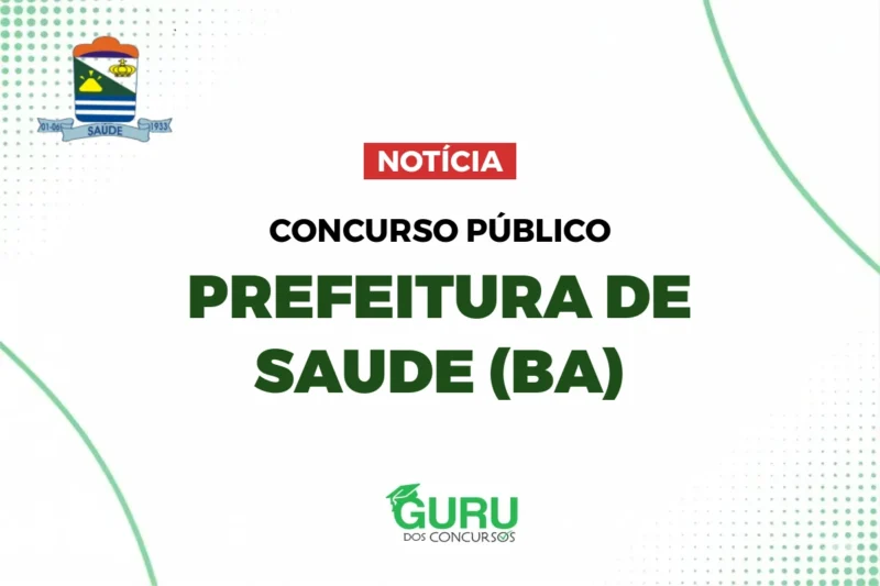Concurso Prefeitura de Saúde (BA)