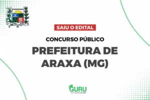 Concurso Prefeitura de Araxá MG