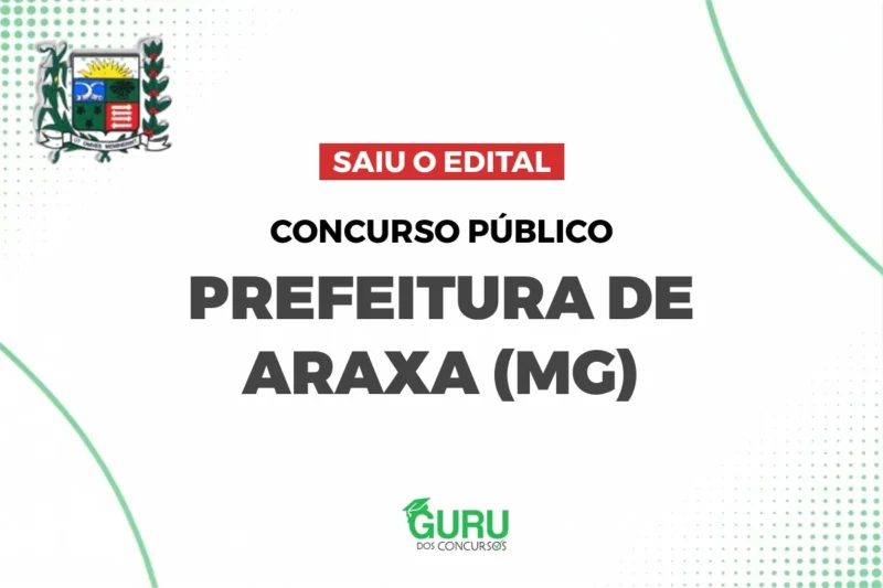Concurso Prefeitura de Araxá MG