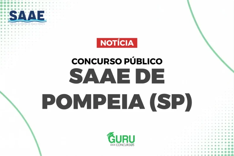Concurso SAAE Pompeia SP