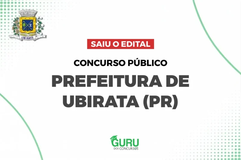 Concurso Prefeitura de Ubiratã PR