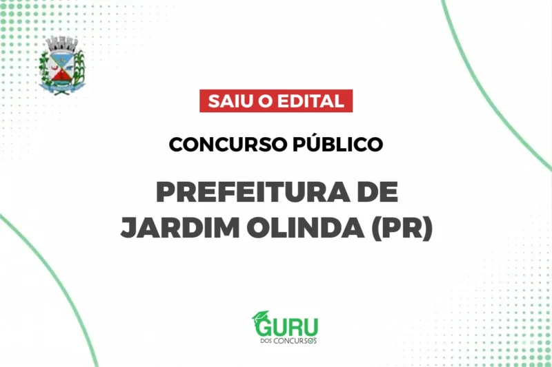 Concurso Prefeitura de Jardim Olinda (PR)