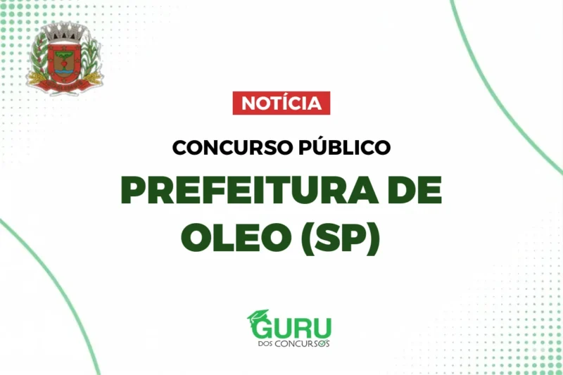 Concurso Prefeitura de Óleo SP