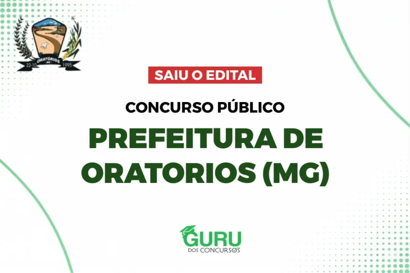 Concurso Prefeitura Oratórios MG