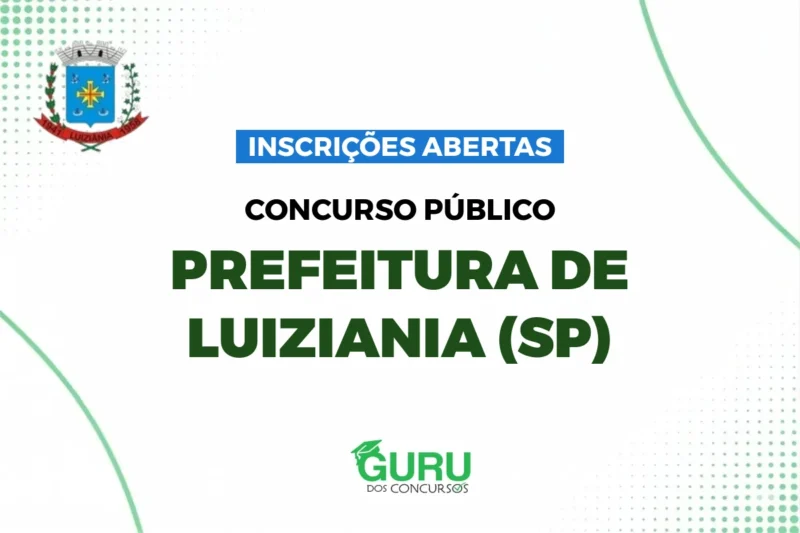Concurso Prefeitura de Prefeitura de Luiziânia SP