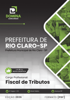 Fiscal de Tributos Rio Claro SP | Apostila 2026