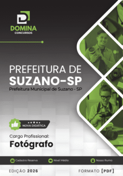 Fotógrafo Suzano SP | Apostila 2026