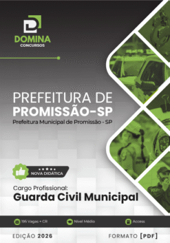 Guarda Civil Municipal Promissão SP | Apostila 2026