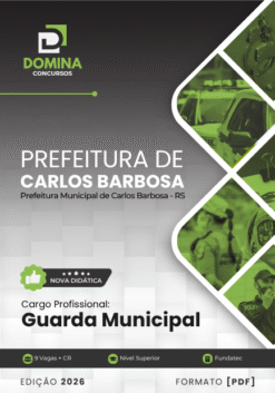 Guarda Municipal Carlos Barbosa RS | Apostila 2026