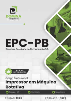 Impressor em Máquina Rotativa EPC PB | Apostila 2026