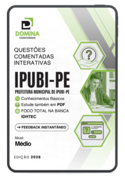 Interativas QCI Prefeitura Ipubi PE | 500 Questões Comentadas
