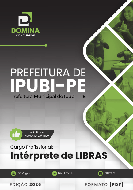 Intérprete de Libras Ipubi PE | Apostila 2026 1 Intérprete de Libras Ipubi PE | Apostila 2026