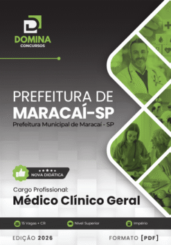 Médico Clínico Geral Maracaí SP | Apostila 2026