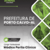 Médico Clínico Geral Porto Calvo AL | Apostila 2026