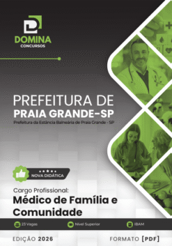 Médico de Família e Comunidade Praia Grande SP | Apostila 2026