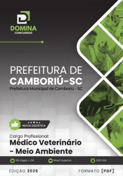Médico Veterinário Camboriú SC | Apostila 2026