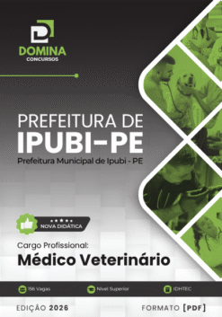 Médico Veterinário Ipubi PE | Apostila 2026