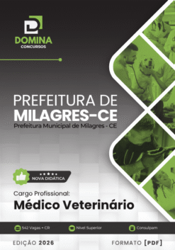 Médico Veterinário Milagres CE | Apostila 2026