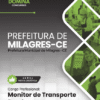 Monitor de Transporte Escolar Milagres CE | Apostila 2026