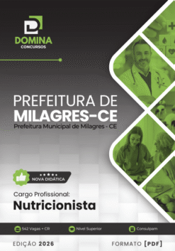 Nutricionista Milagres CE | Apostila 2026