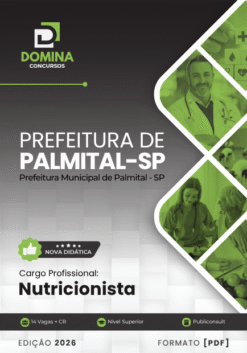 Nutricionista Palmital SP | Apostila 2026