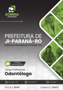 Odontólogo Ji Paraná RO | Apostila 2026