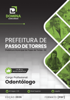 Odontólogo Passo de Torres SC | Apostila 2026